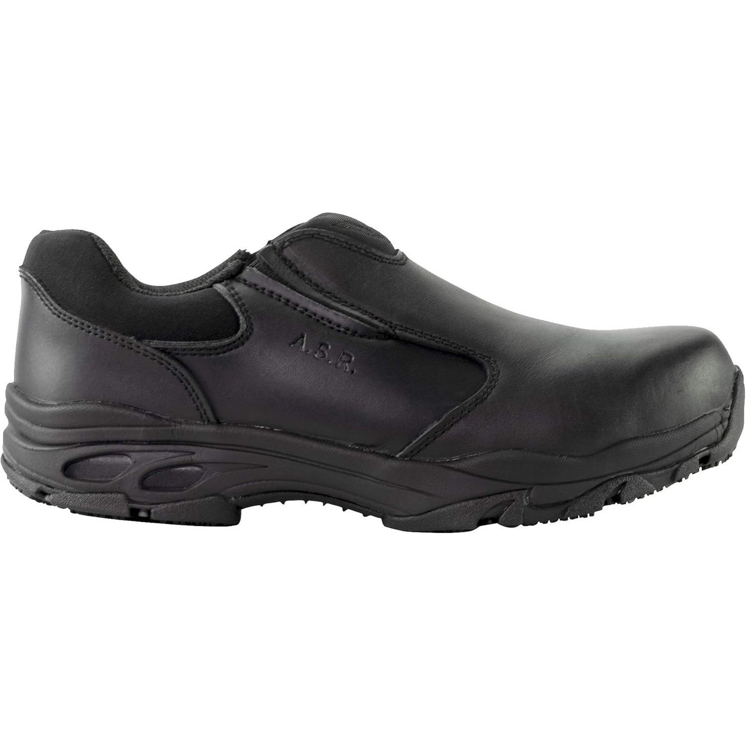 Thorogood Thorogood Mens 14M ASR Slip-Resistant Black Leather Work Sho Size US 14 / EU 47 - 2 Thumbnail
