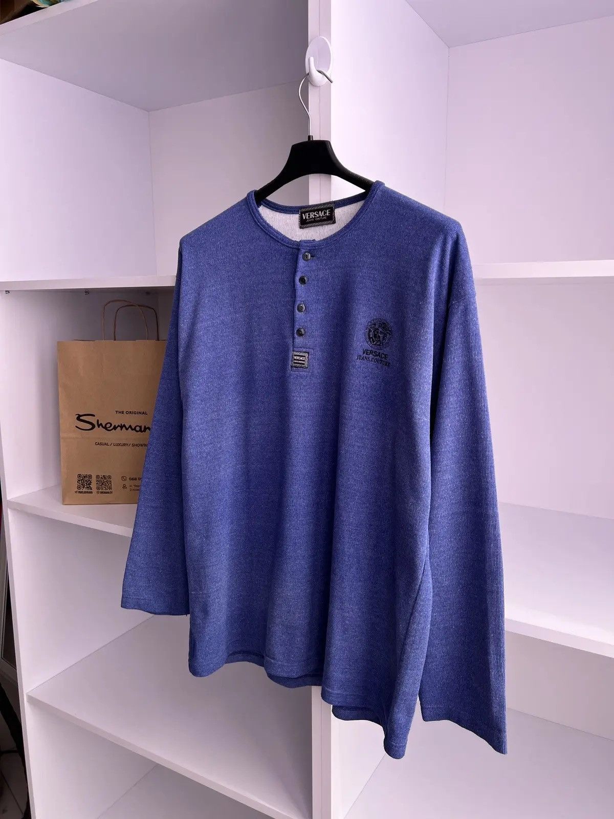 Versace × Versace Jeans Couture × Vintage Vintage Versace Jeans Couture Long sleeve Size US L / EU 52-54 / 3 - 4 Thumbnail