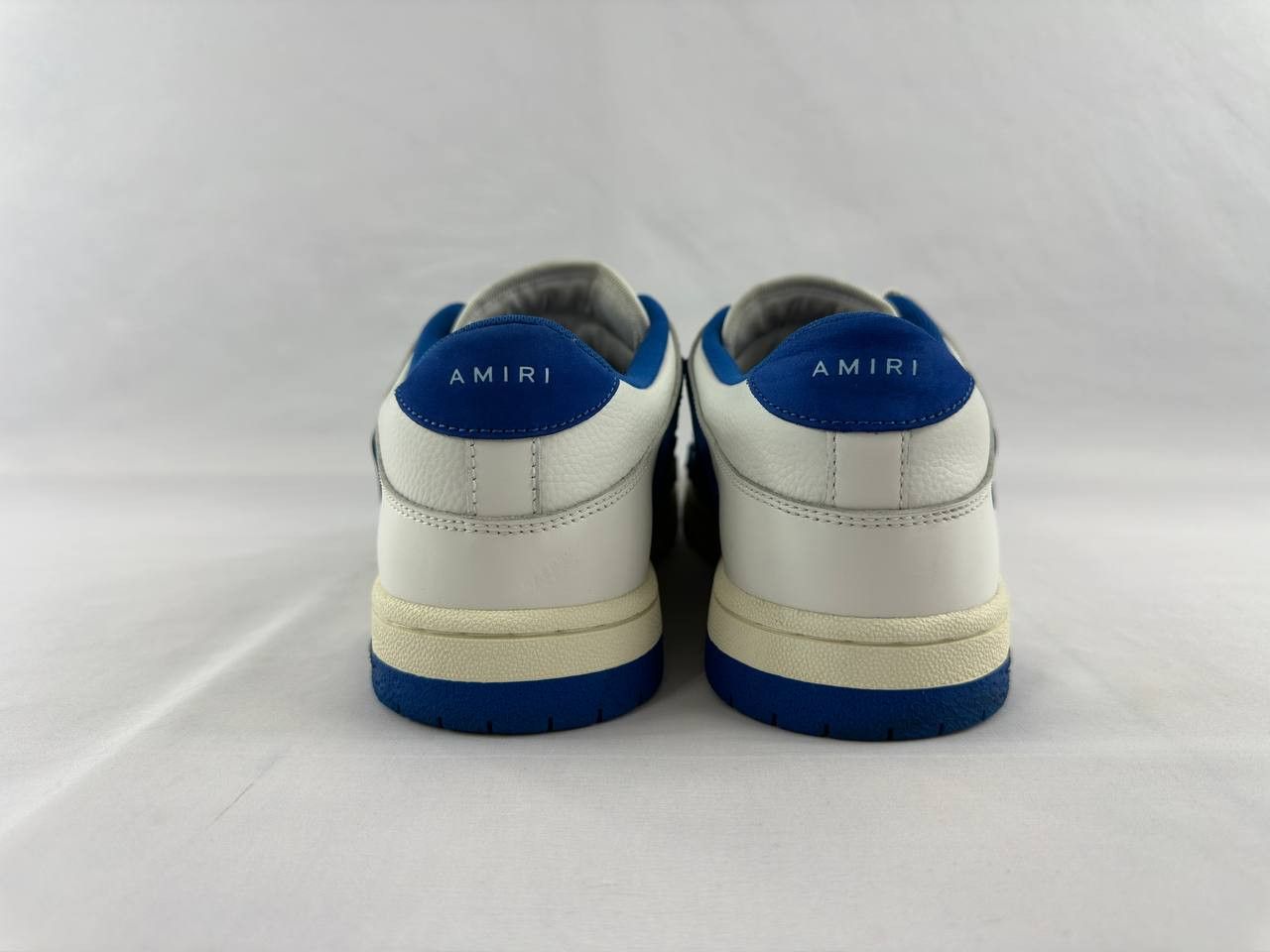 Amiri Amiri Skel Top Low 'White Blue' Sneakers Size US 12 / EU 45 - 9 Thumbnail