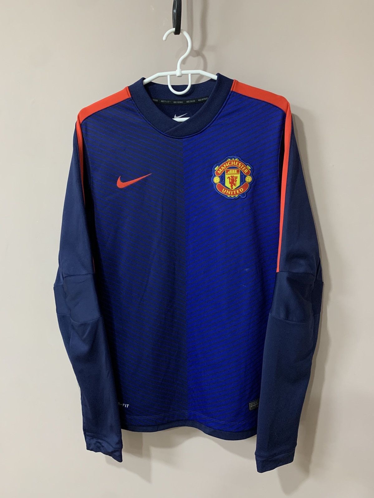 Nike Manchester United Football Long Sleeve Shirt Nike Soccer M Size US M / EU 48-50 / 2 - 1 Thumbnail