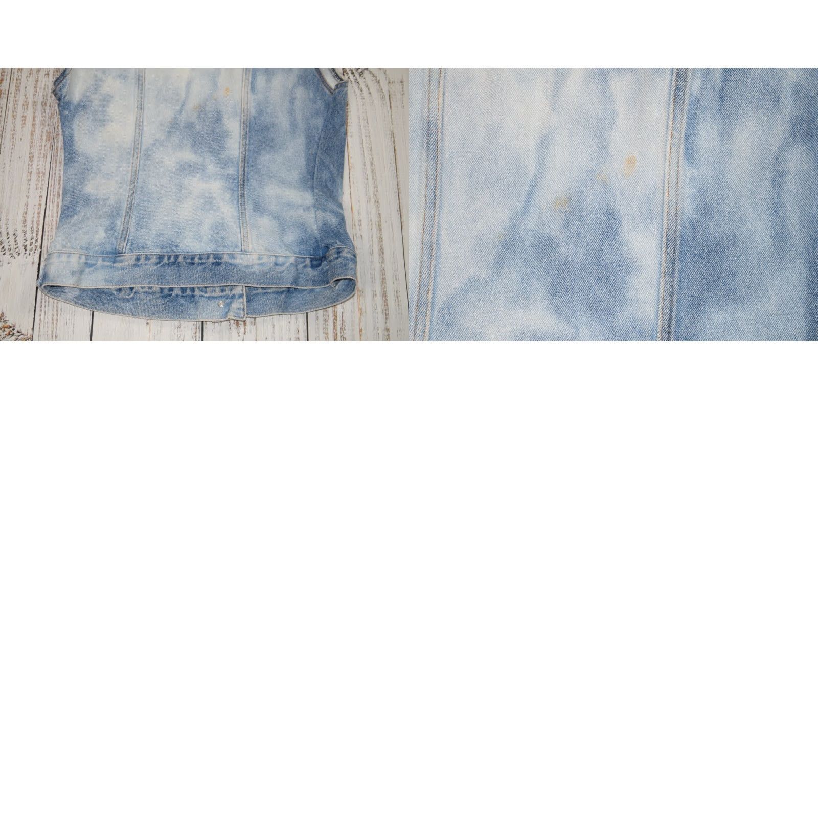 Bill Blass VINTAGE Bill Blass Denim Trucker Vest Adult Women's Small Blue 1990s Grunge Western Button Up Womens Size S / US 4 / IT 40 - 8 Thumbnail