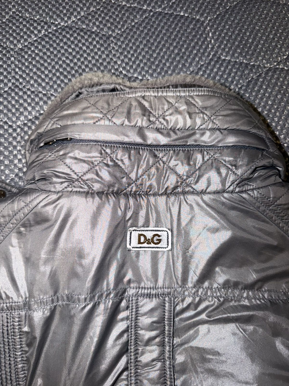 Dolce & Gabbana DG Dolce & Gabbana Grey Cotton Jacket Size US M / EU 48-50 / 2 - 5 Thumbnail