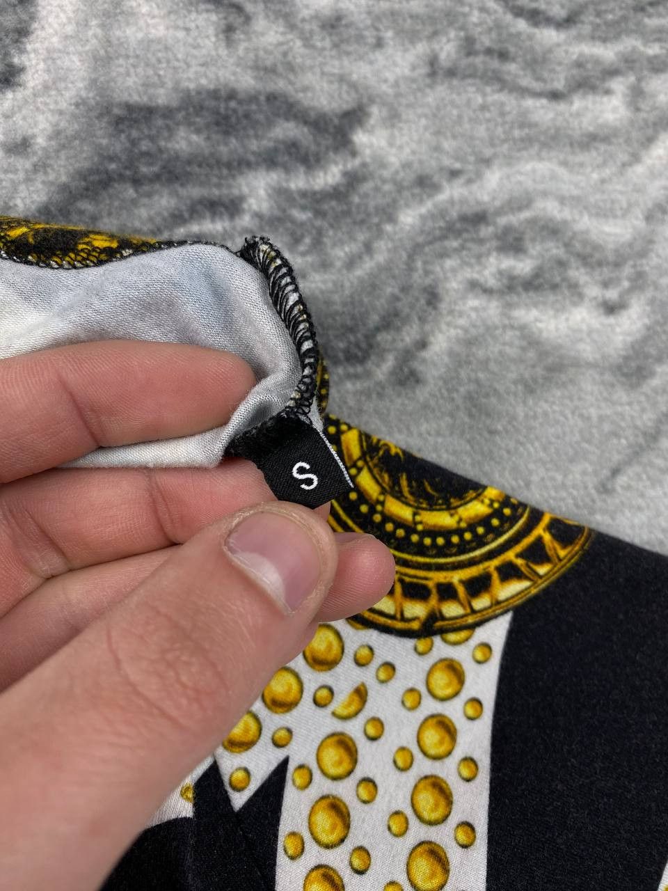 Versace Versus Versace Baroque Big Logo T-Shirt Men Size S Size US S / EU 44-46 / 1 - 5 Thumbnail