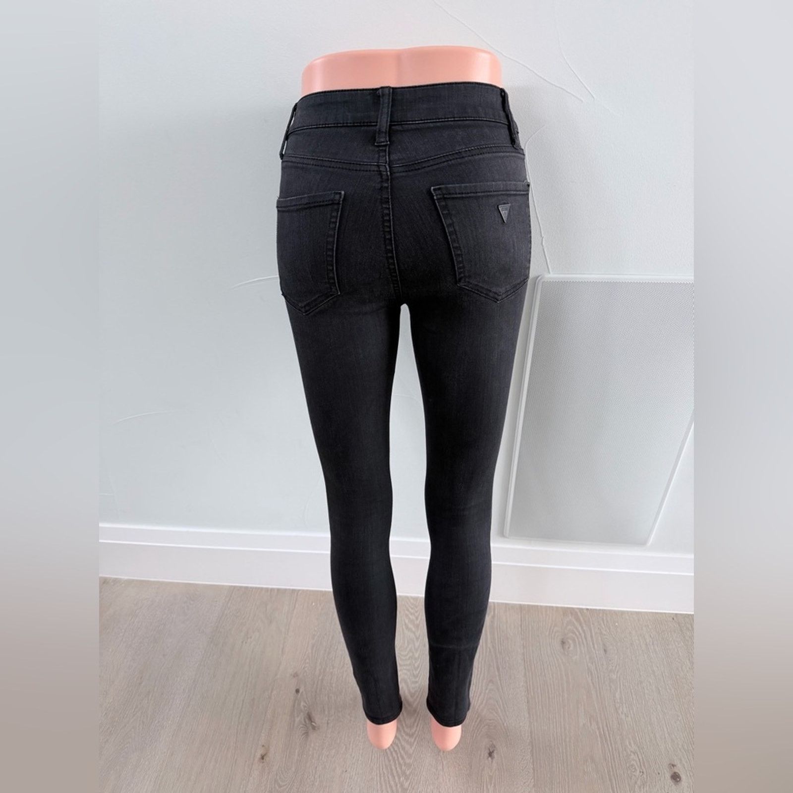 Guess New Guess Y2K Classic Black Skinny Jeans size 24 Size 24" / US 00 / IT 34 - 12 Thumbnail