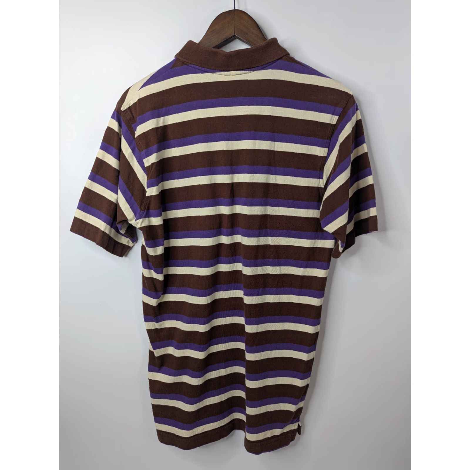 Enjoi VINTAGE Enjoi Polo Shirt Striped Shirt Men M Brown Grunge Skateboarding Shirt Polo Enjoi Mens M Brown Grunge Skateboarding Size US M / EU 48-50 / 2 - 3 Thumbnail