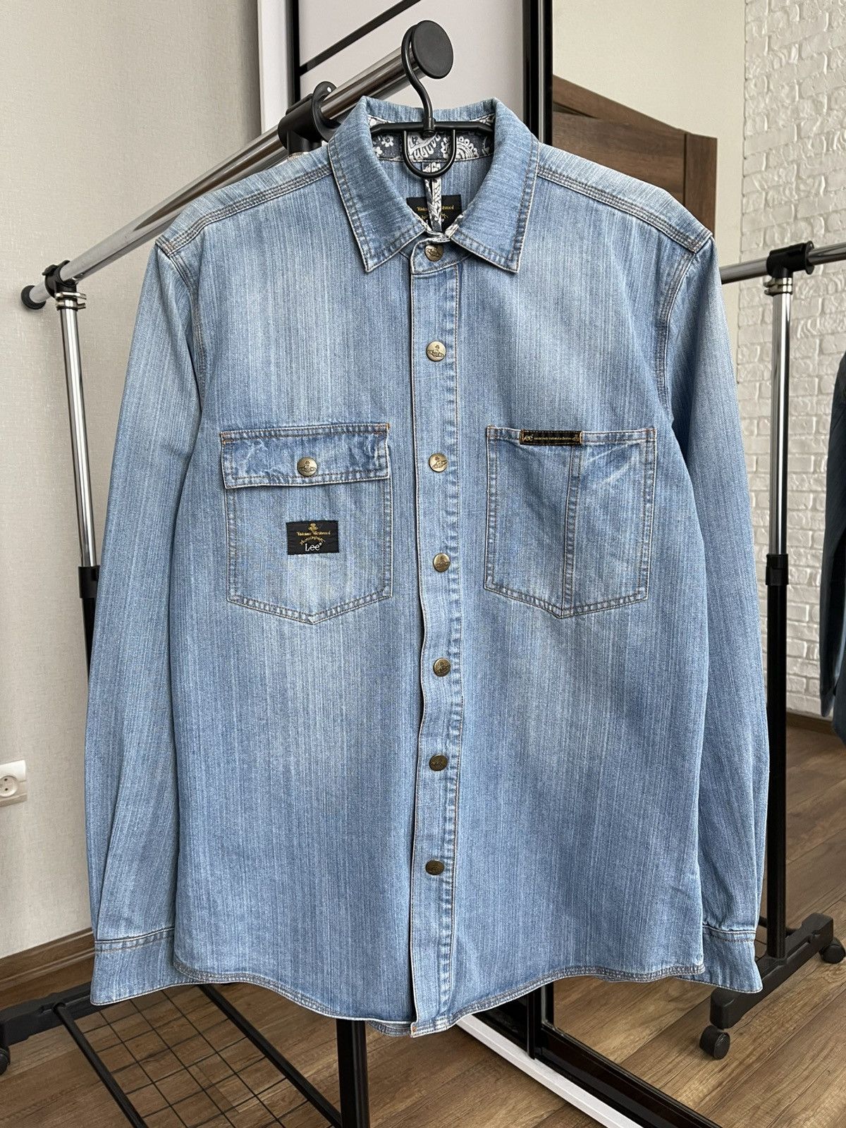 Vivienne Westwood Anglomania Shirt Button Up Long Sleeve