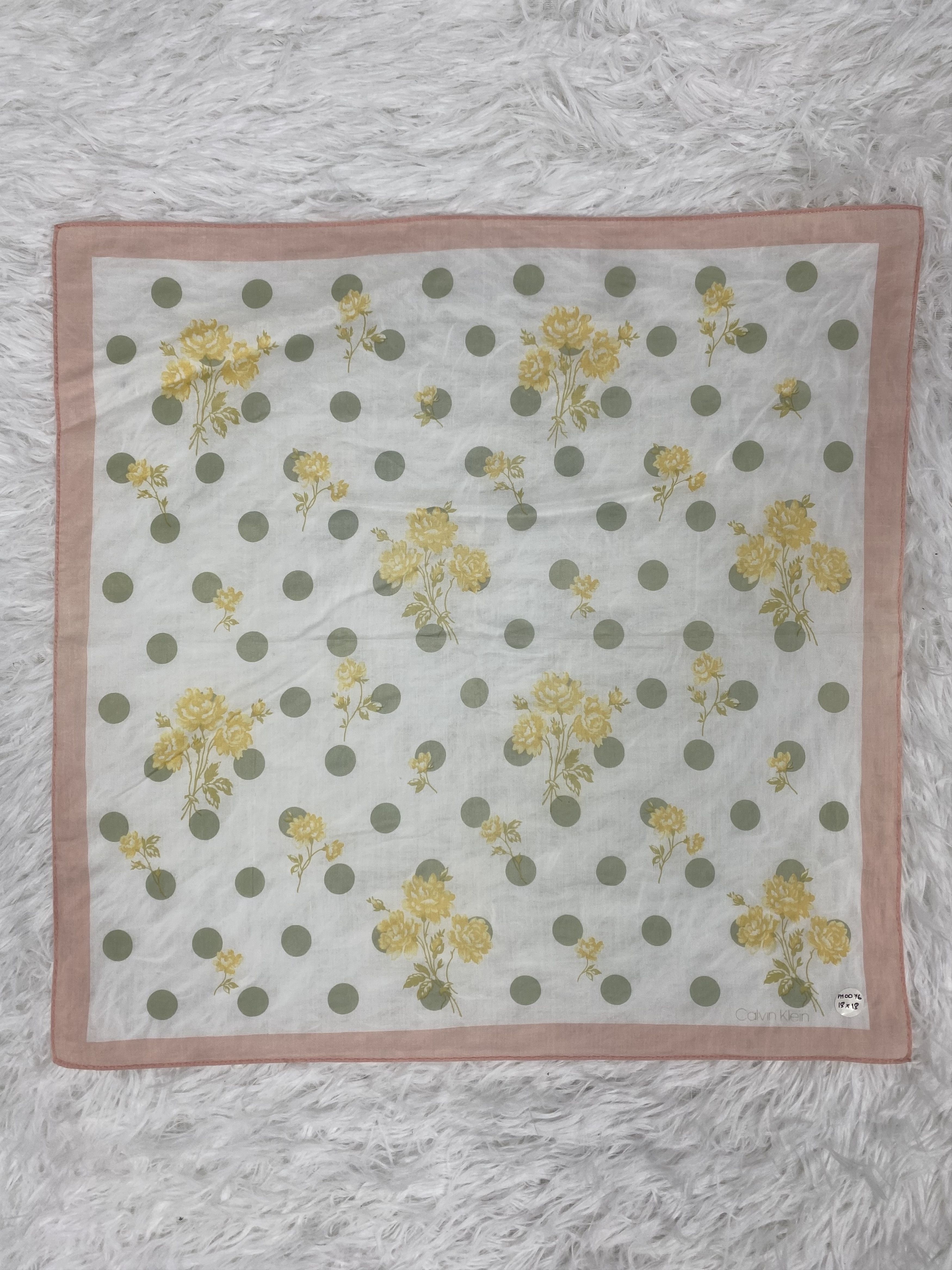 Calvin Klein Vintage Calvin Klein Handkerchief PH0076 Size ONE SIZE - 3 Thumbnail