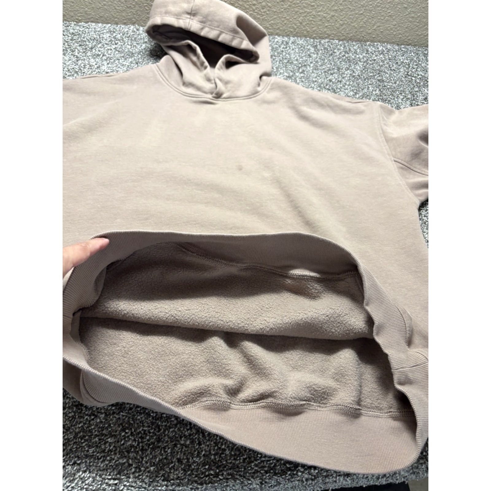 Vintage BearBottom Hoodie Mens Large Brown Long Sleeve Pullover Hooded Casual Sweatshirt Size US L / EU 52-54 / 3 - 6 Thumbnail
