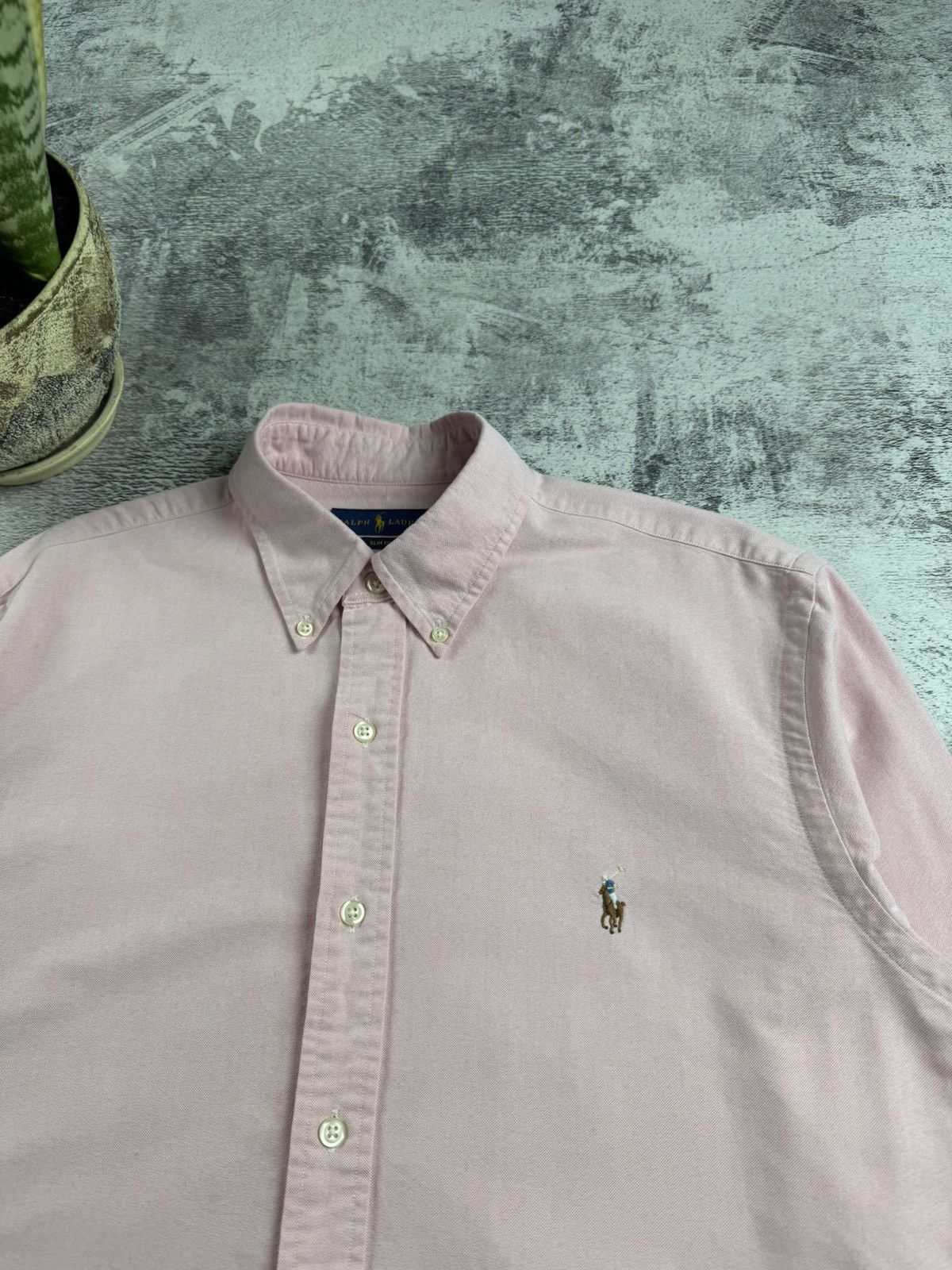 Polo Ralph Lauren Polo Ralph Lauren Basic Blank 90S Longsleeve Button Shirt Size US L / EU 52-54 / 3 - 6 Thumbnail