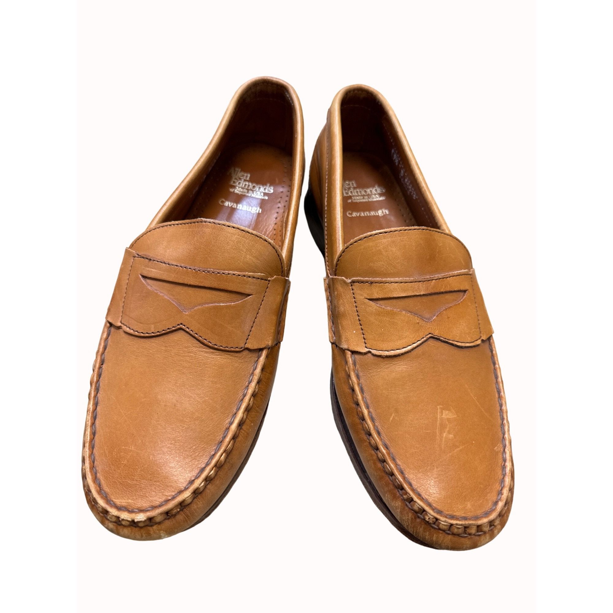 Allen Edmonds Allen Edmonds tan men’s penny Oxford dress shoes 9.5D SKU 44 Size US 9.5 / EU 42-43 - 1 Thumbnail