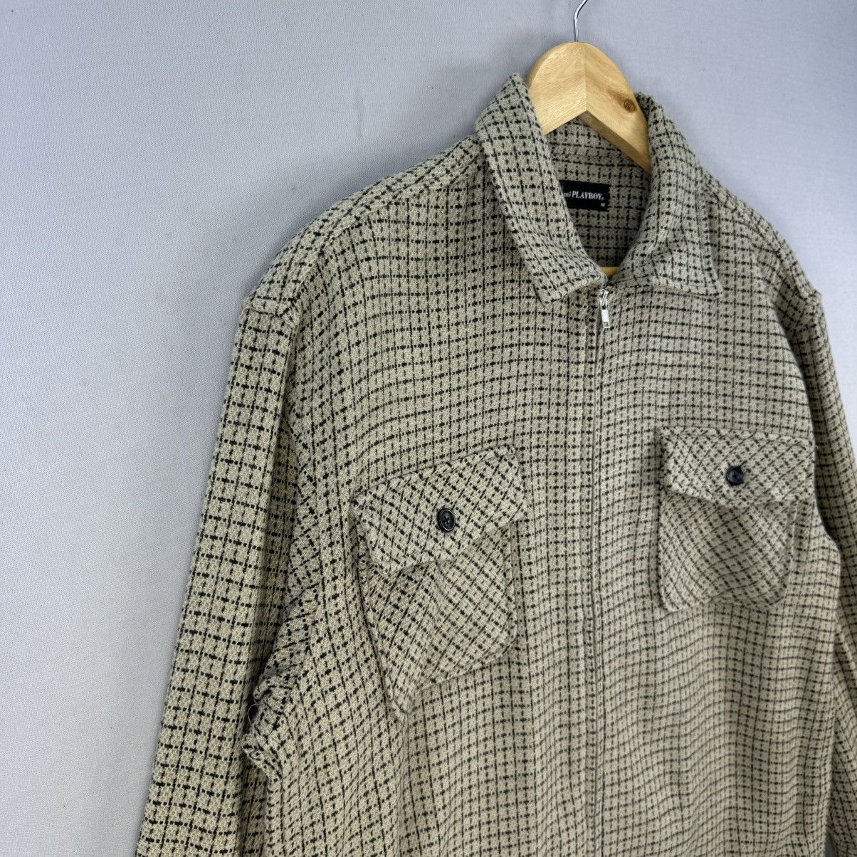 Playboy VTG Maiami Playboy Tweed Pattern Jacket Size US M / EU 48-50 / 2 - 2 Thumbnail