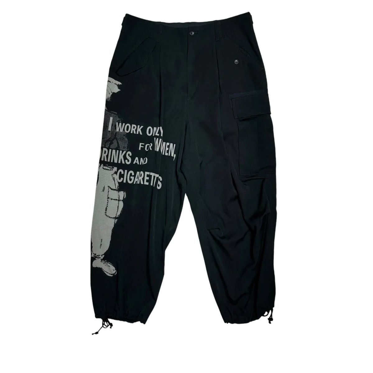 Yohji Yamamoto Yohji Yamamoto pour homme Discharge dyed army pants Size US 35 - 1 Thumbnail