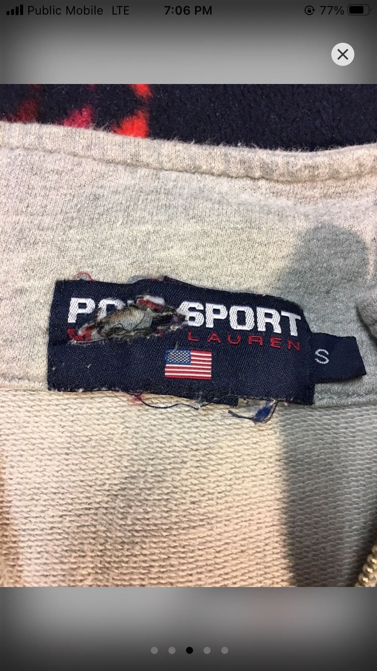 Polo Ralph Lauren × Tommy Hilfiger × Vintage Polo sport 90s Ralph pullover Size US S / EU 44-46 / 1 - 3 Thumbnail