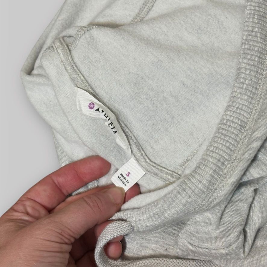 Athleta ATHLETA Hoodie Dress Small Soft Gray Pockets Cozy Sweatshirt Size S / US 4 / IT 40 - 6 Thumbnail