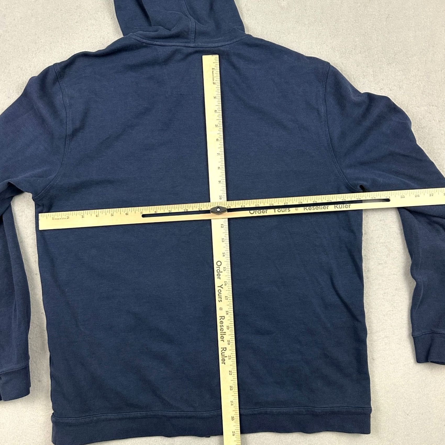 John Varvatos VINTAGE John Varvatos Hoodie Shirt Men L Blue Full Zip Sweatshirt Pockets Drawstring Logo Regular Size US L / EU 52-54 / 3 - 6 Thumbnail
