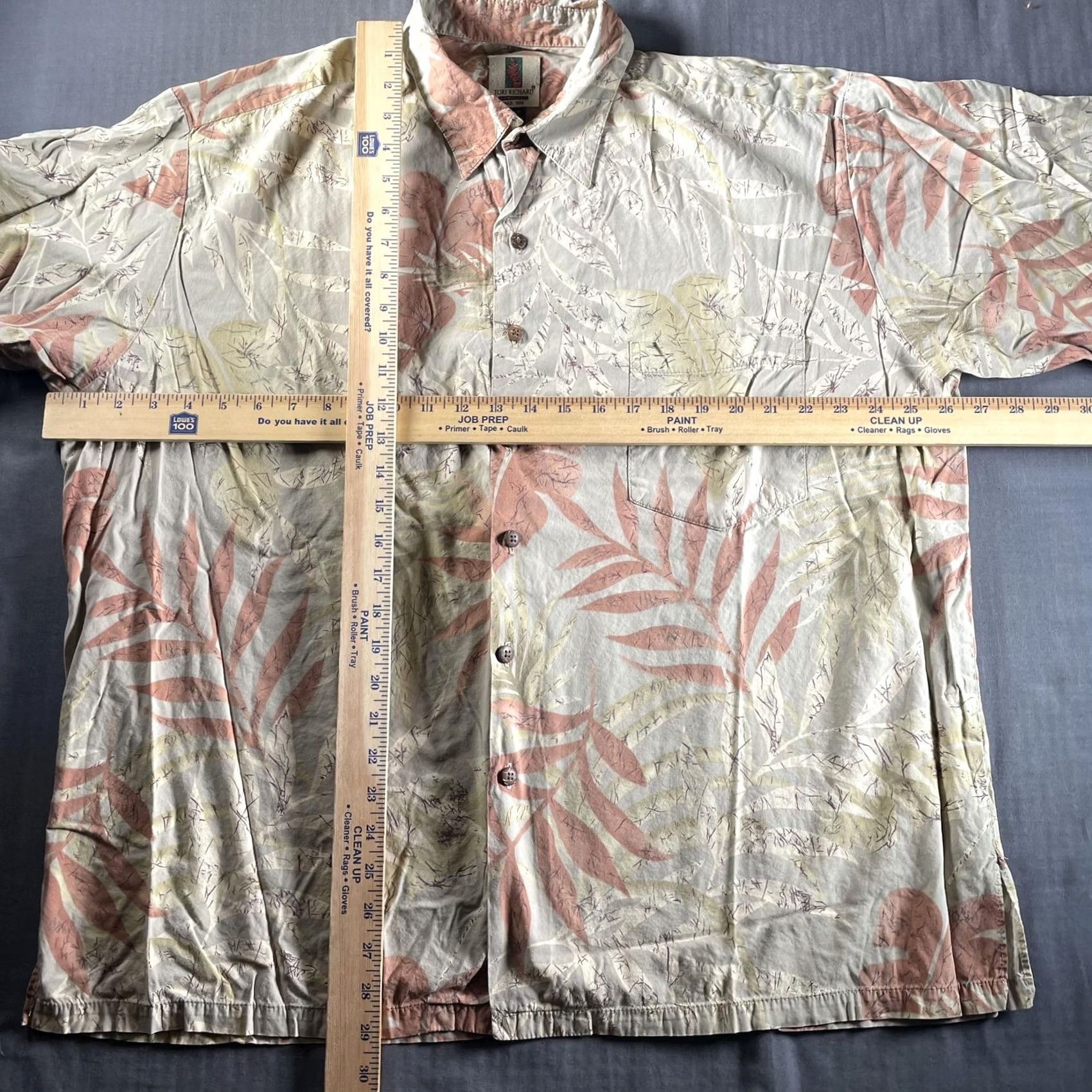 Tori Richard Tori Richard Shirt Mens 2XL Multicolor Hawaiian Aloha Rayon Button-Up Made USA Size US XXL / EU 58 / 5 - 3 Thumbnail