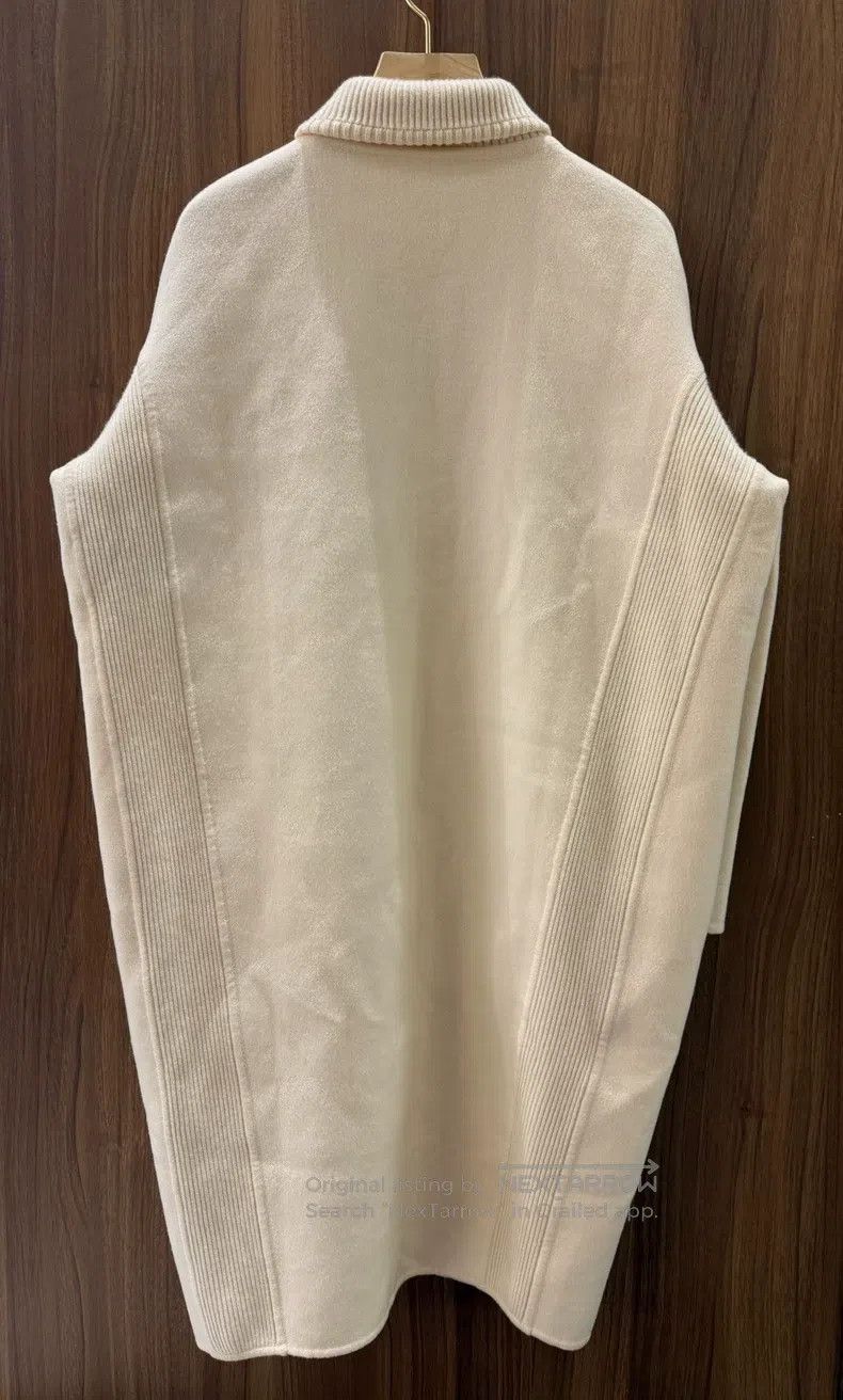 Hermes Hermes Beige Cashmere Coat Size XXS / US 00 / IT 34 - 2 Thumbnail