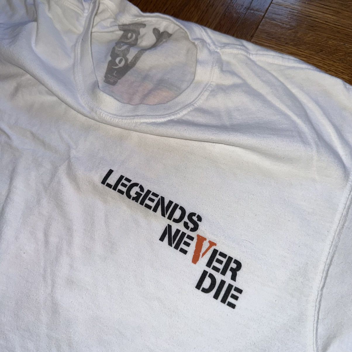 999 Club × Vlone Vlone Juice World Legends Never Die Butterfly Tee sz Lrg 999 Size US L / EU 52-54 / 3 - 2 Thumbnail