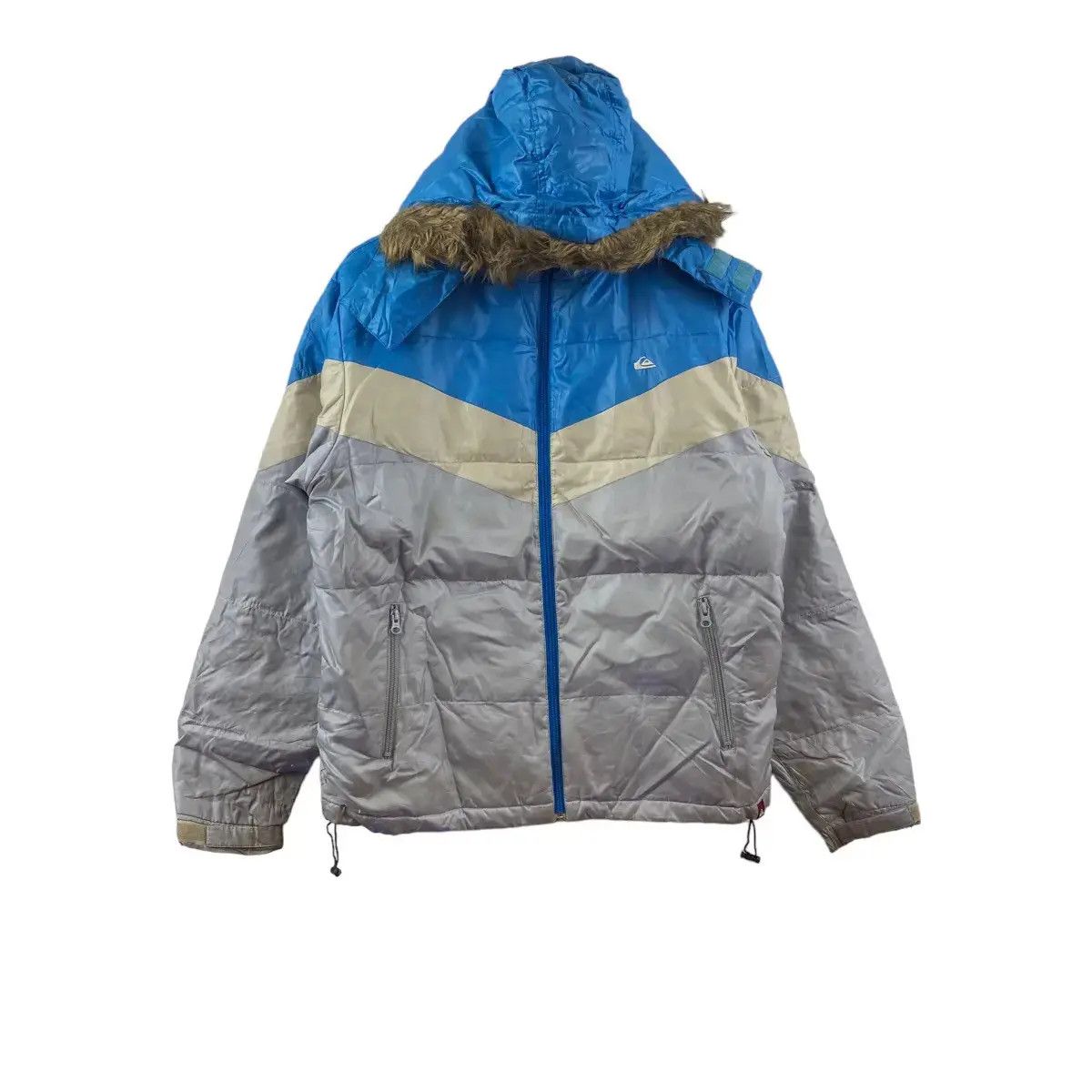 Quiksilver Vintage QUIKSILVER SURFING AUSTRALIA Puffer Jacket Coat Size US M / EU 48-50 / 2 - 1 Thumbnail