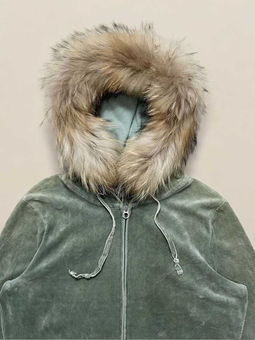 Japanese Brand Velvet LGB If Six Was Nine Style Faux Fur Zip Hoodie Size L / US 10 / IT 46 - 4 Thumbnail