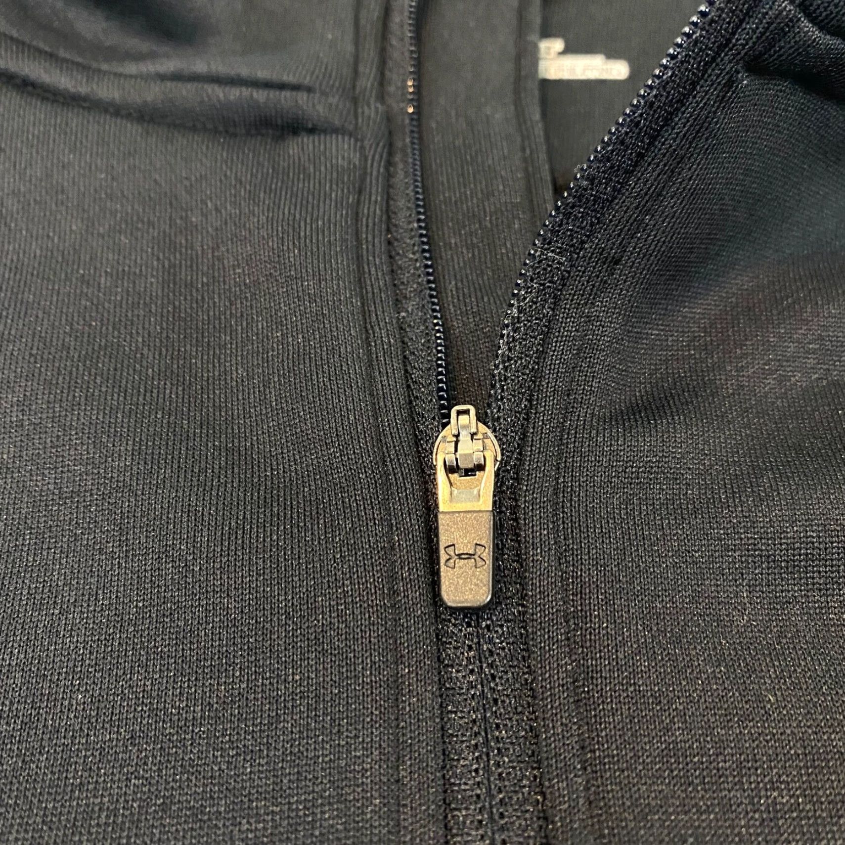 Under Armour UNDER ARMOUR Jacket Mens XL Black Coldgear 1/4 Zip Golf Fox Club Logo Size US XL / EU 56 / 4 - 5 Thumbnail