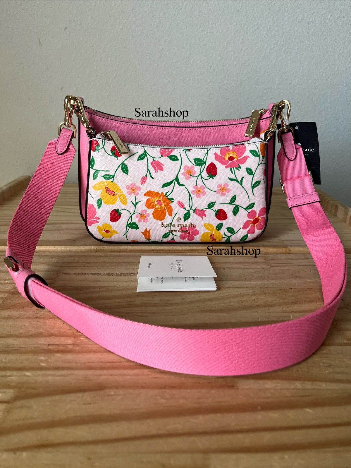 Kate spade floral sling bag on sale