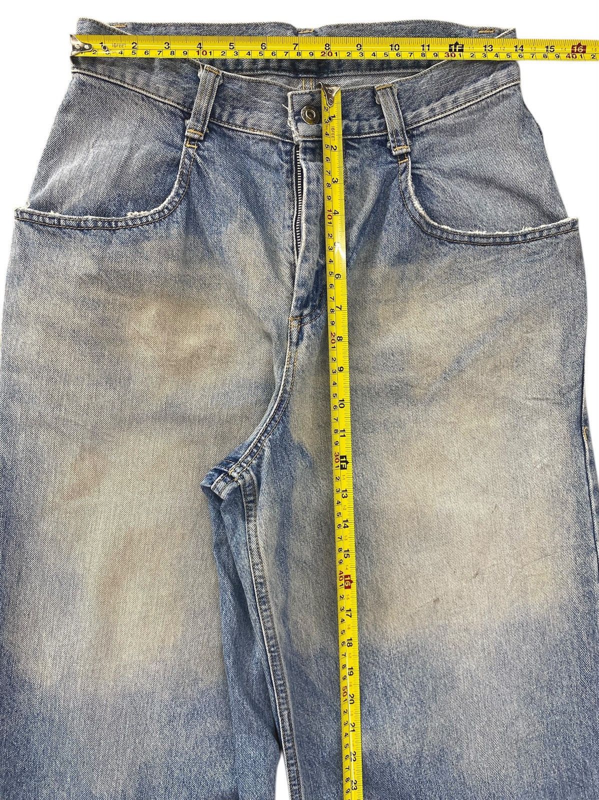 Japanese Brand Japanese Brand Mud Wash Style Baggy Leg Jeans Size US 28 / EU 44 - 6 Thumbnail