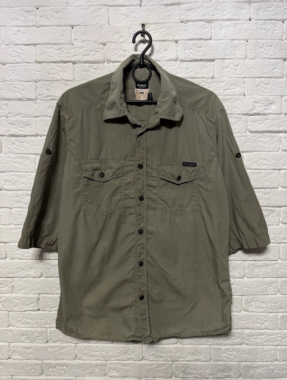 Dolce & Gabbana Vintage Dolce & Gabbana Man Safari Shirt Military Patern Size US L / EU 52-54 / 3 - 1 Thumbnail