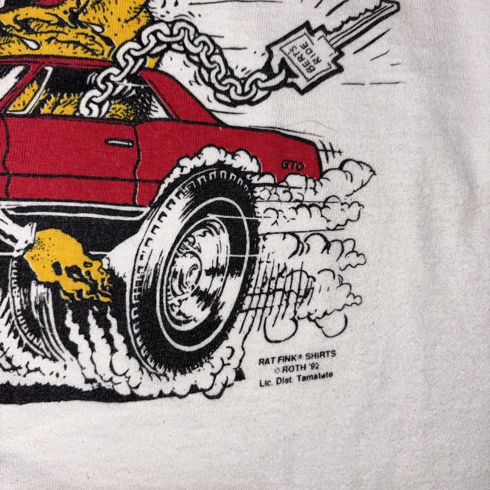 Vintage Vintage Big Daddy Roth Wild Child Single Stitch XXL Rat Fink Size US XXL / EU 58 / 5 - 4 Thumbnail