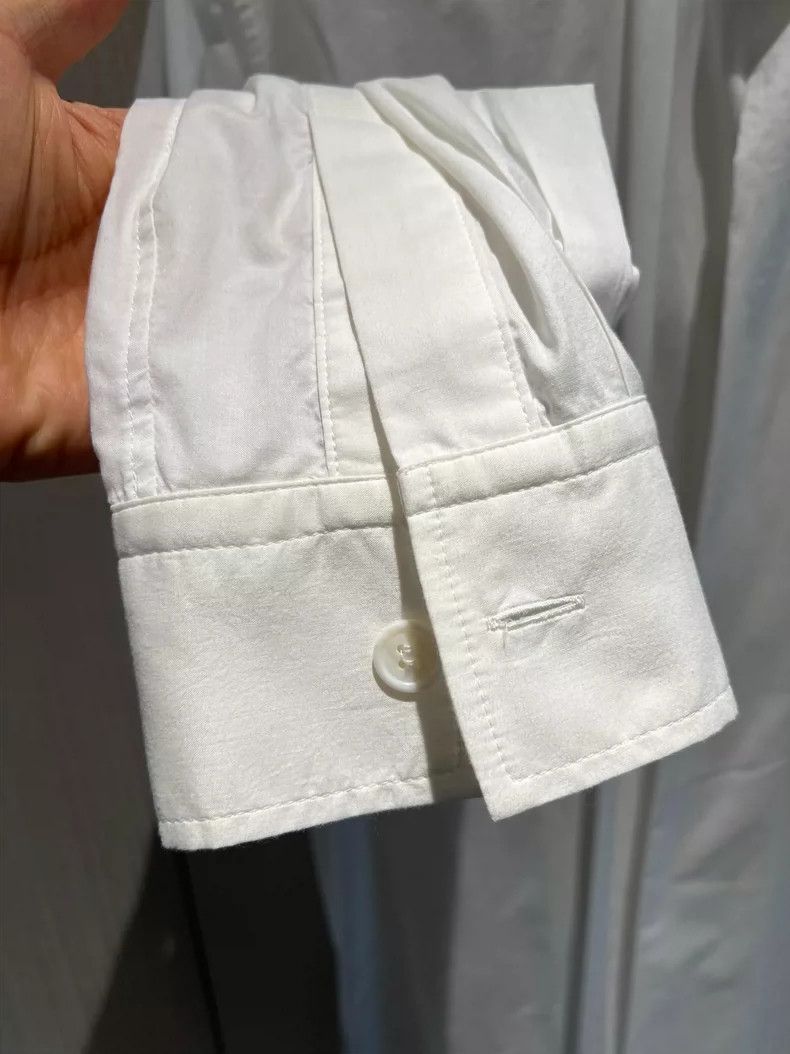 Yohji Yamamoto Yohji Yamamoto 94ss White Shirt Size US L / EU 52-54 / 3 - 6 Thumbnail