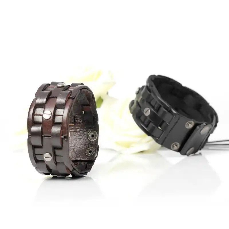 Vintage Hand-woven Bandage Charm Men's Bracelets Size ONE SIZE - 4 Thumbnail