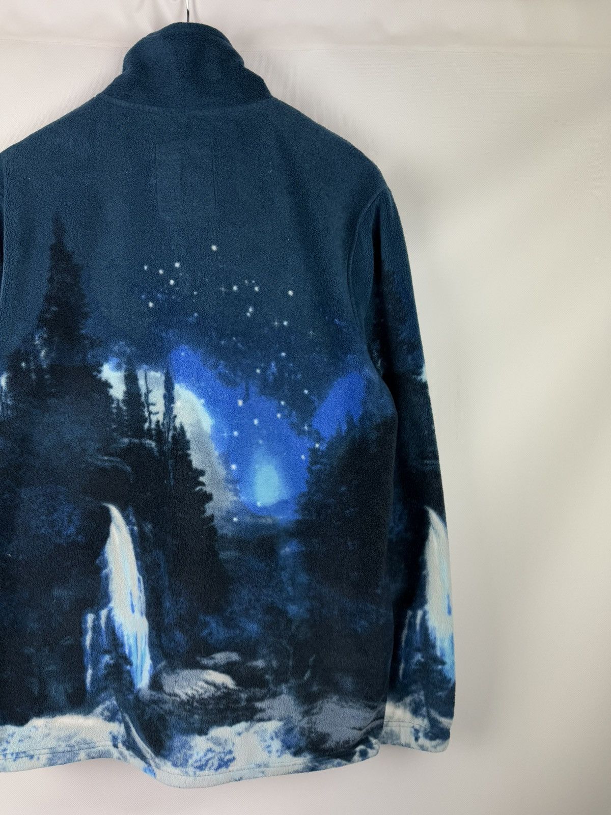 Vintage Vintage Men’s Wolves Patterned Fleece Jacket Size L Size US L / EU 52-54 / 3 - 15 Thumbnail