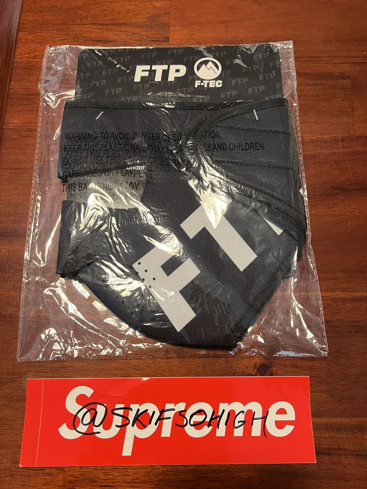 Fuck The Population FTP LOGO NEOPRENE MASK Size ONE SIZE - 2 Thumbnail