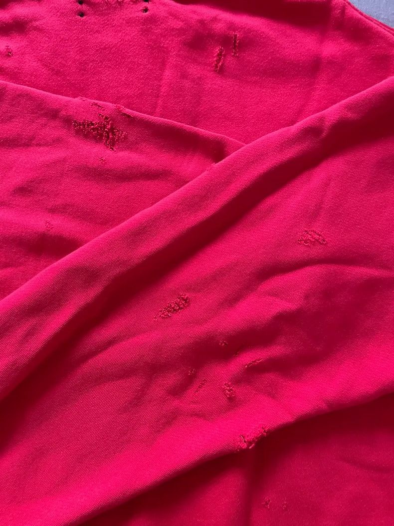 Amiri Amiri Kidora damage hoodie red 2501-Nextarrow Size US M / EU 48-50 / 2 - 6 Thumbnail