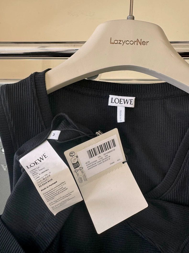 Loewe LOEWE Black embroidered Logo vest Size L / US 10 / IT 46 - 3 Thumbnail