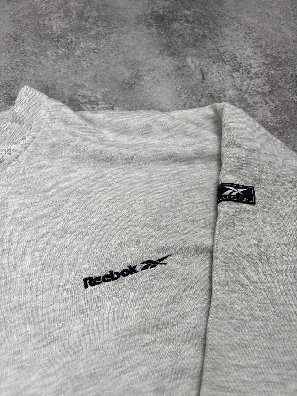 Reebok Vintage Reebok Sweatshirt Mens Extra Larve white gra Navy Size US L / EU 52-54 / 3 - 3 Thumbnail