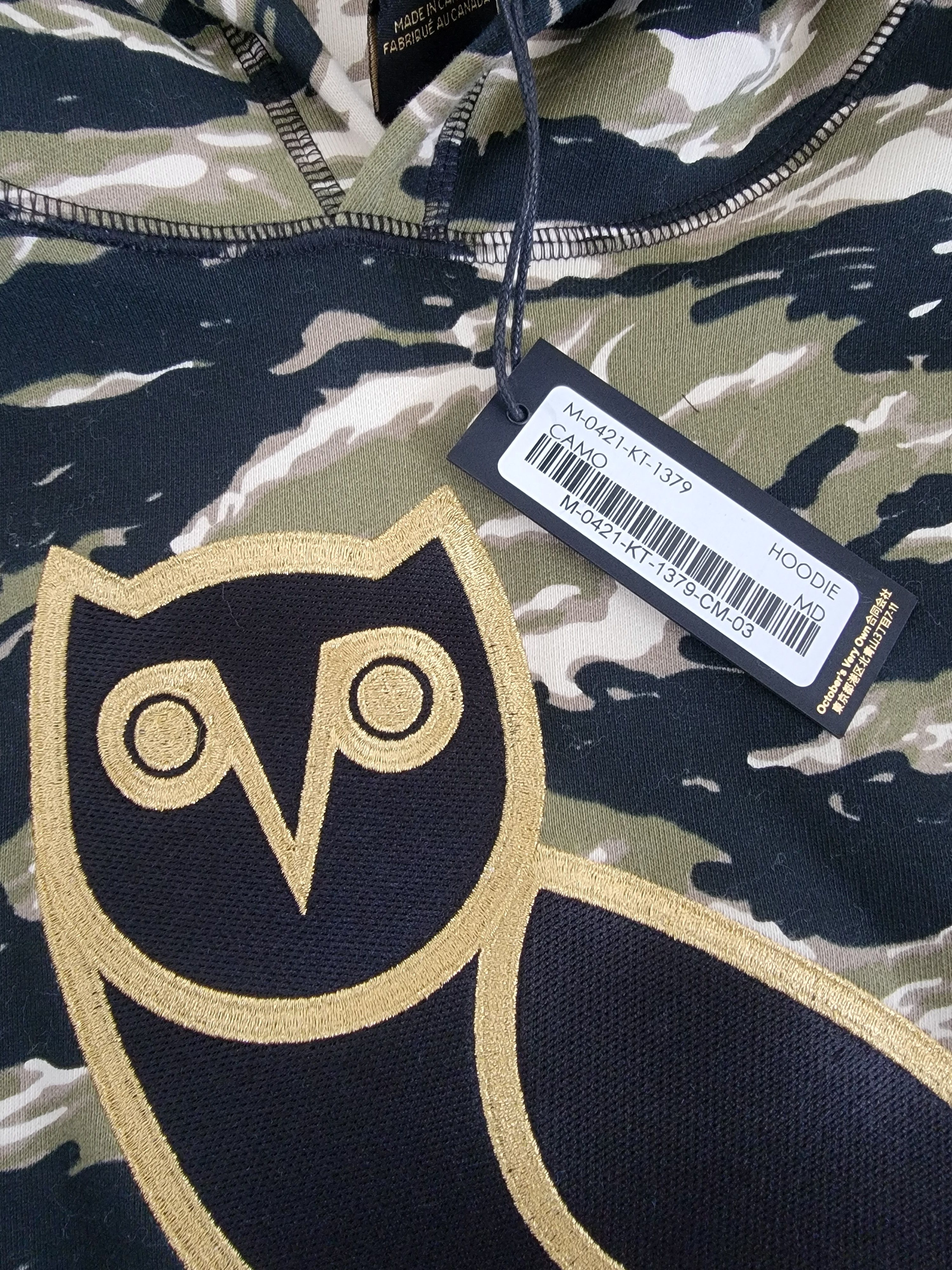 October's Very Own Octobers Very Own OVO OG Gold Owl Hoodie Camo Size US M / EU 48-50 / 2 - 3 Thumbnail