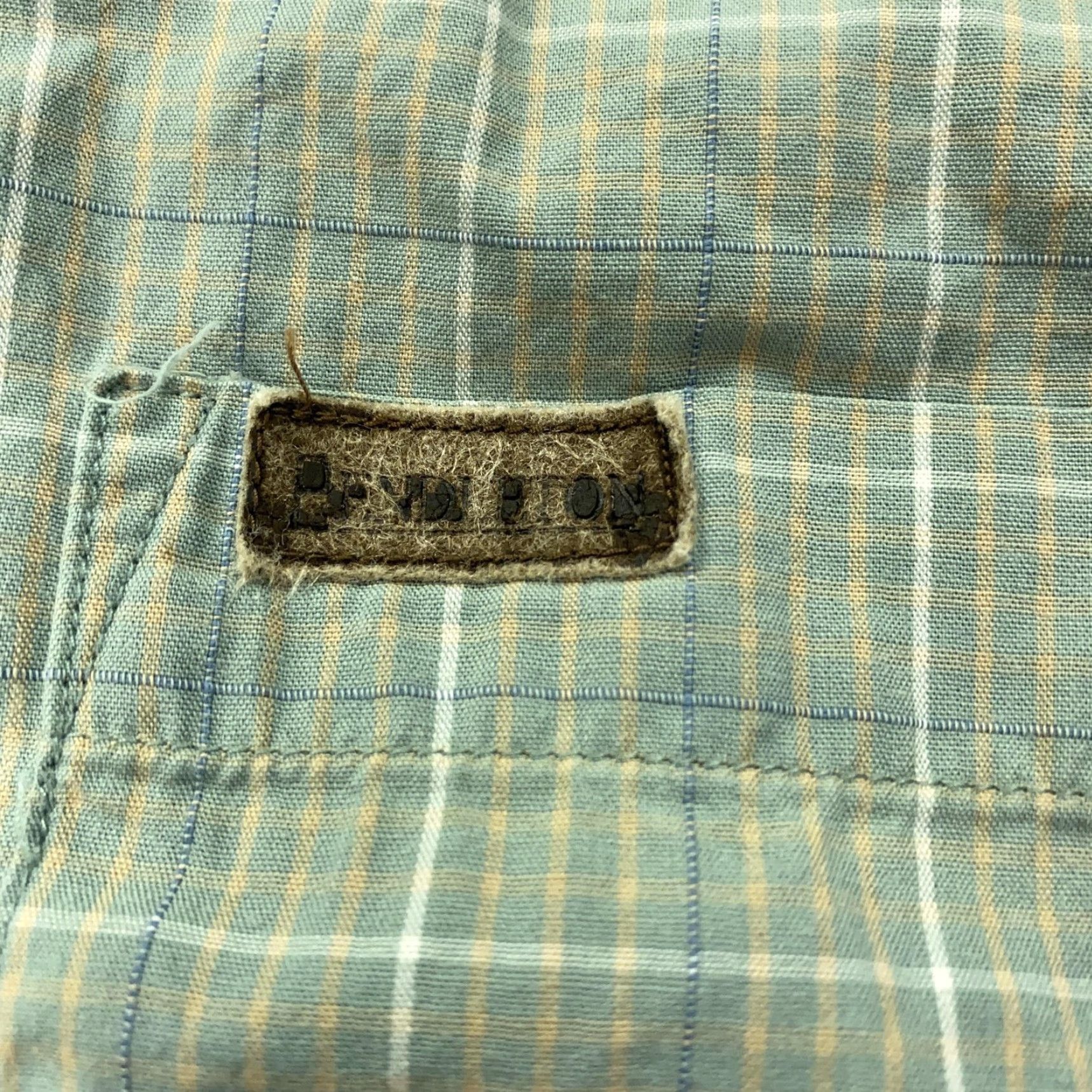 Pendleton VINTAGE Pendleton Shirt Mens XL Plaid Button-Down Long Sleeve Pocket Casual Outdoor Green Mens XL Size US XL / EU 56 / 4 - 3 Thumbnail