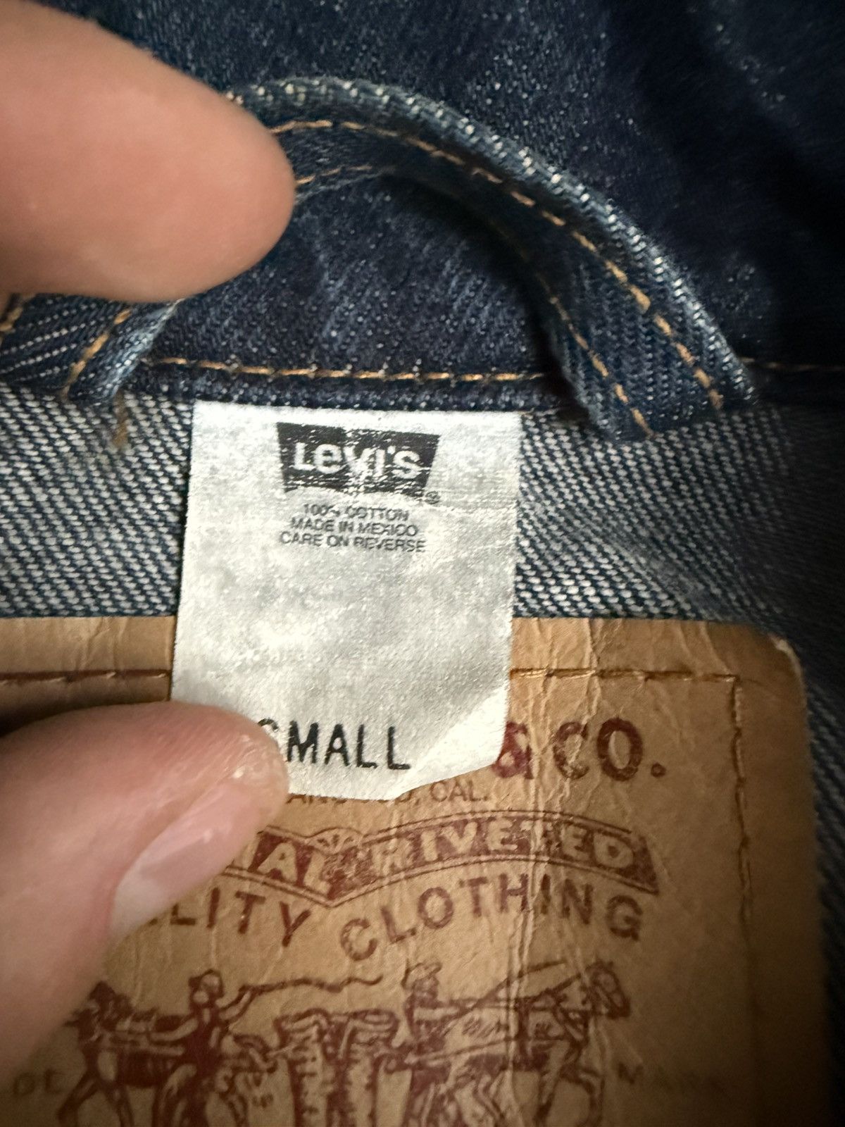 Levi's × Levi's Vintage Clothing × Vintage Vintage 90’s Levi’s Denim jacket Size US M / EU 48-50 / 2 - 5 Thumbnail