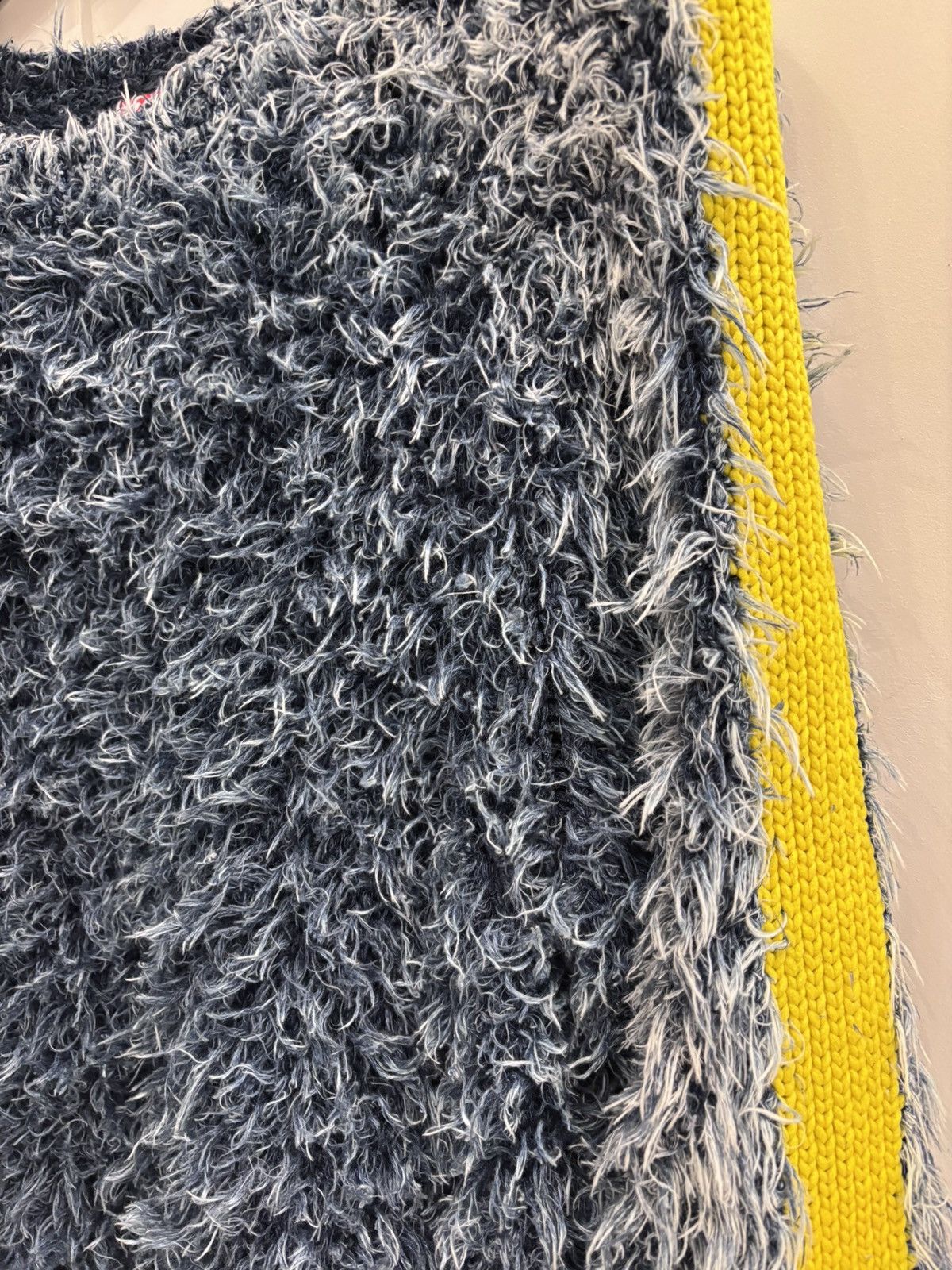 Diesel DIESEL Blue & Yellow K-Damon Sweater Size US L / EU 52-54 / 3 - 7 Thumbnail