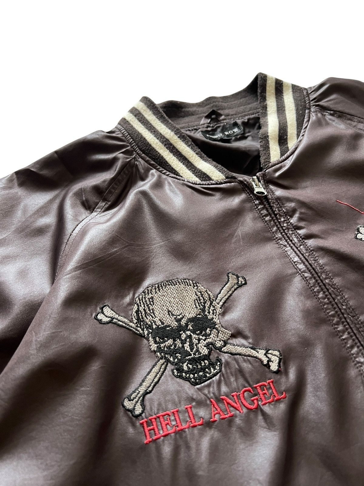 Japanese Brand Third Row 🇯🇵 ‘Hell Angel” Embroidered Skull Souvenier Jacket Size US M / EU 48-50 / 2 - 6 Thumbnail
