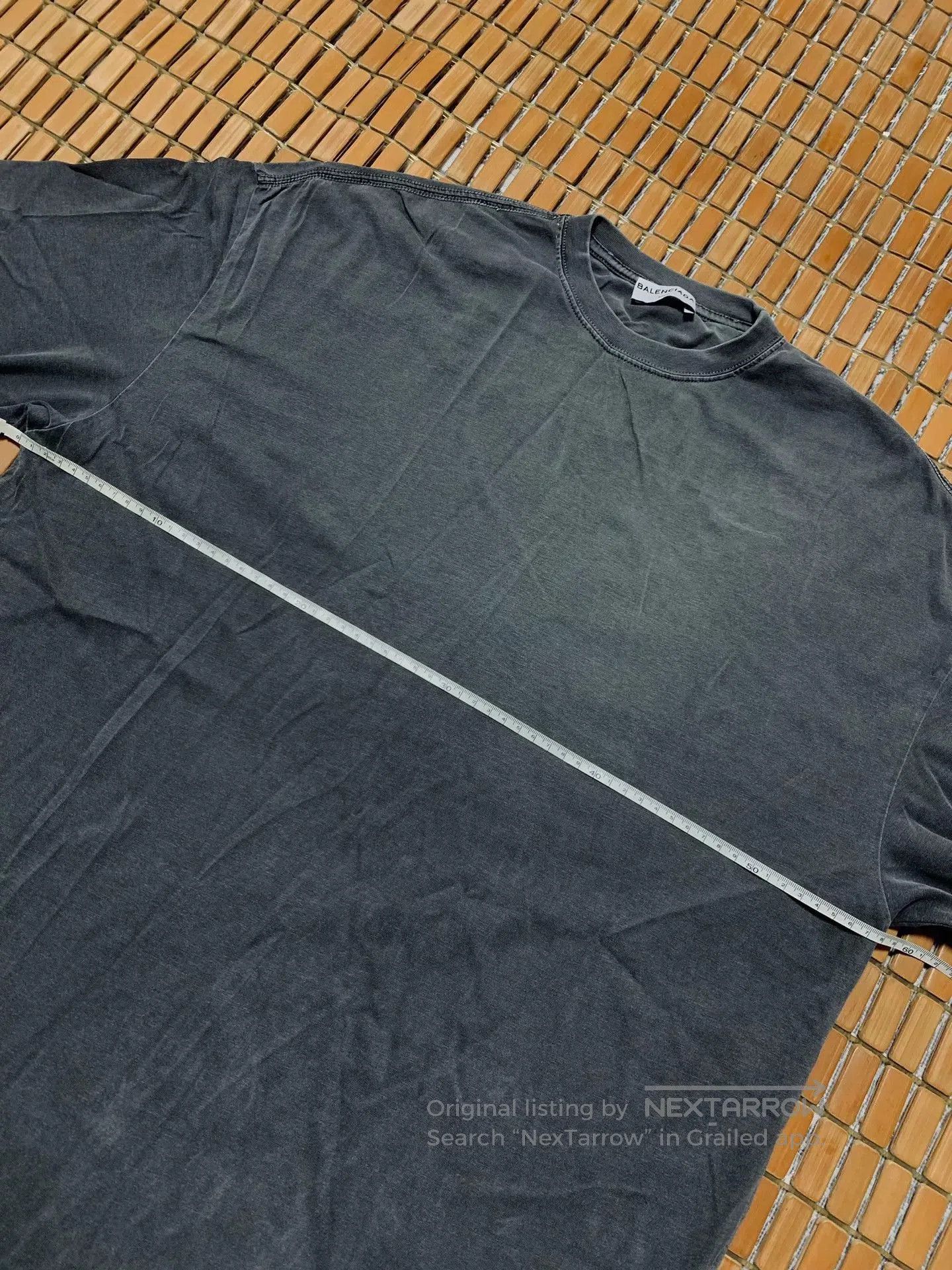 Balenciaga Balenciaga Washed Sanskrit Embroidery Tee. Size US S / EU 44-46 / 1 - 7 Thumbnail