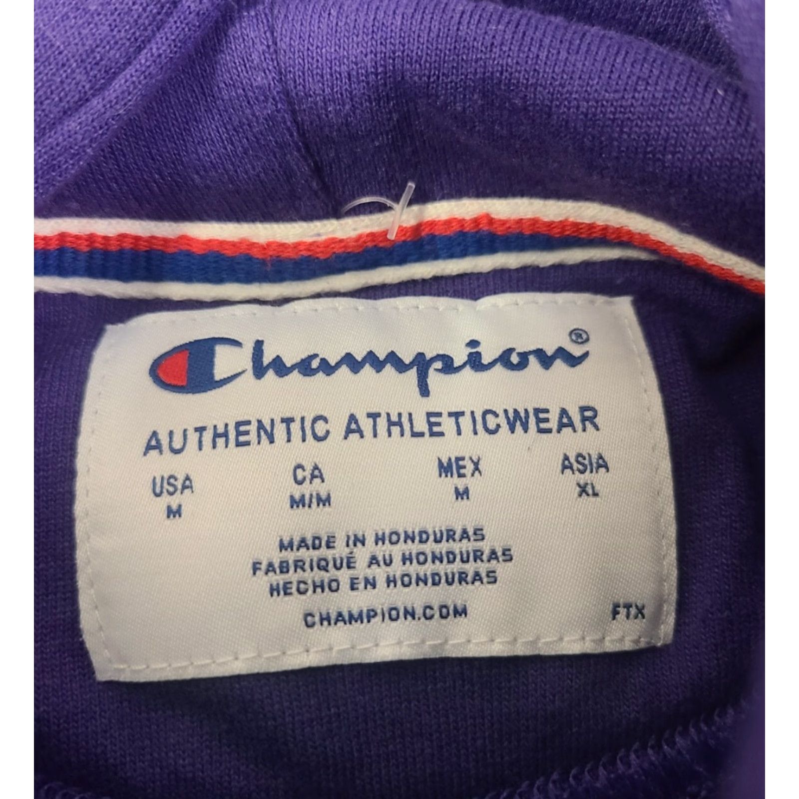 Champion Champion Womens Purple Long Sleeve Pullover Hoodie Sweatshirt Size Medium Size M / US 6-8 / IT 42-44 - 3 Thumbnail