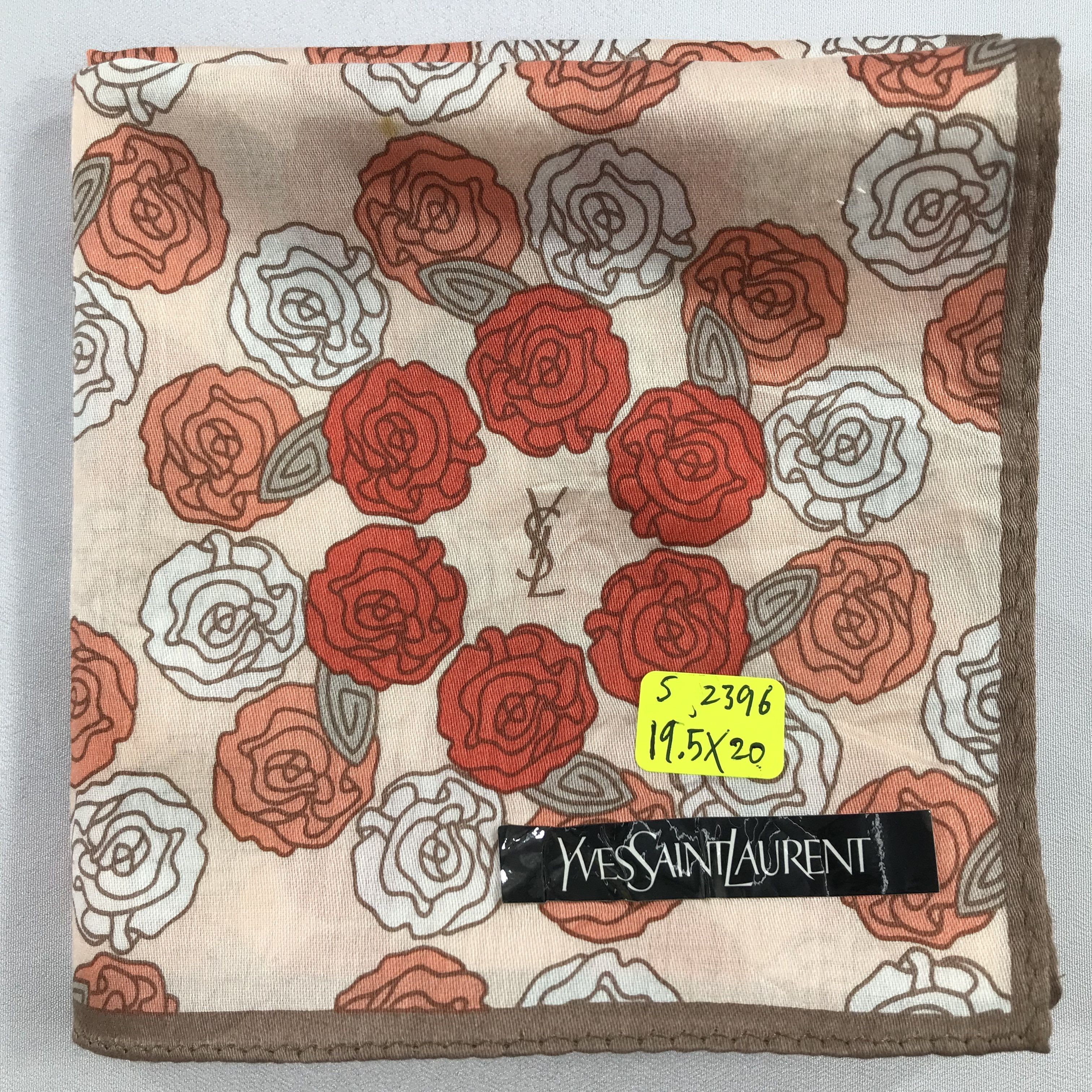 Vintage × Yves Saint Laurent Yves Saint Laurent Bandana / Handkerchief/Neckerchief -S2396 Size ONE SIZE - 5 Thumbnail