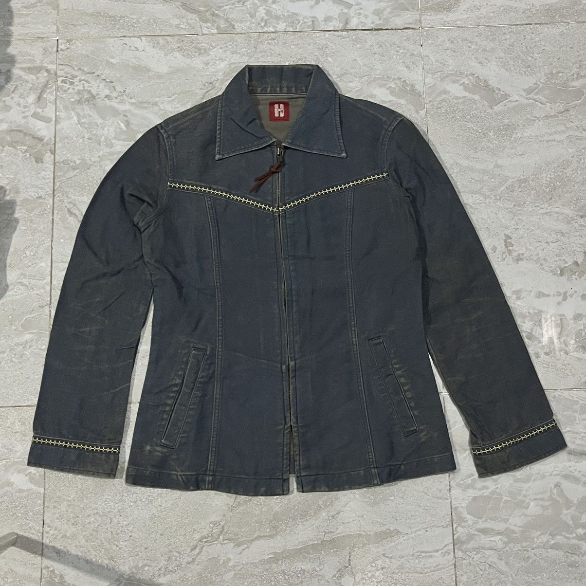 Hysteric Glamour (LAST DROP) Vintage 90 Hysteric Glamour Distressed Jacket Size US S / EU 44-46 / 1 - 1 Thumbnail