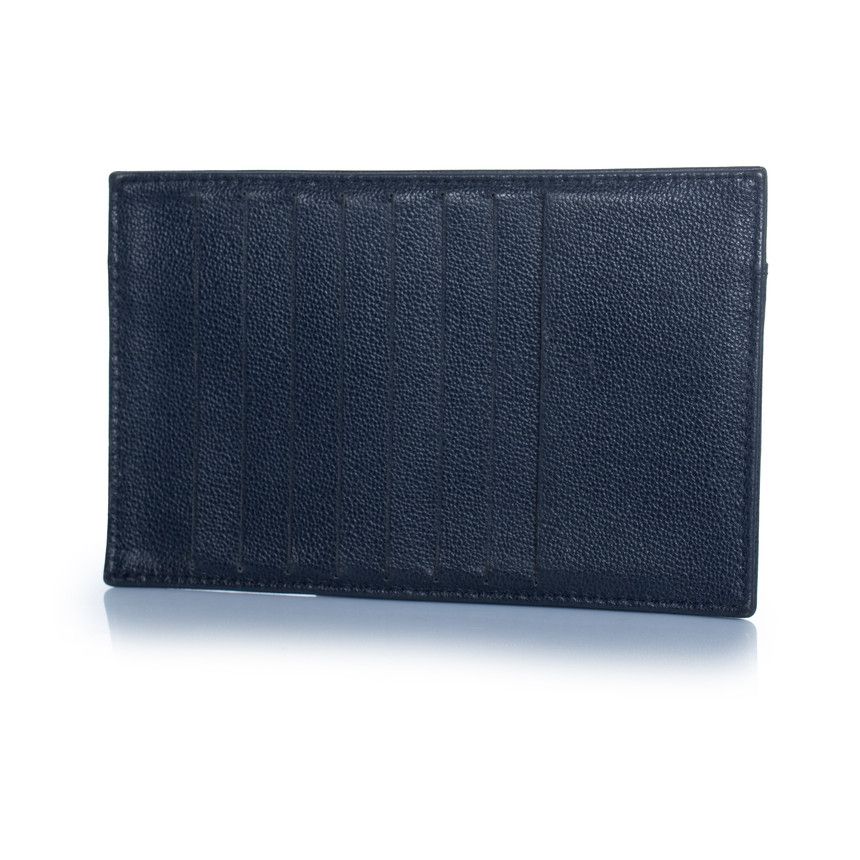 Chanel Chanel, blue leather zip wallet with card slot Size ONE SIZE - 2 Thumbnail