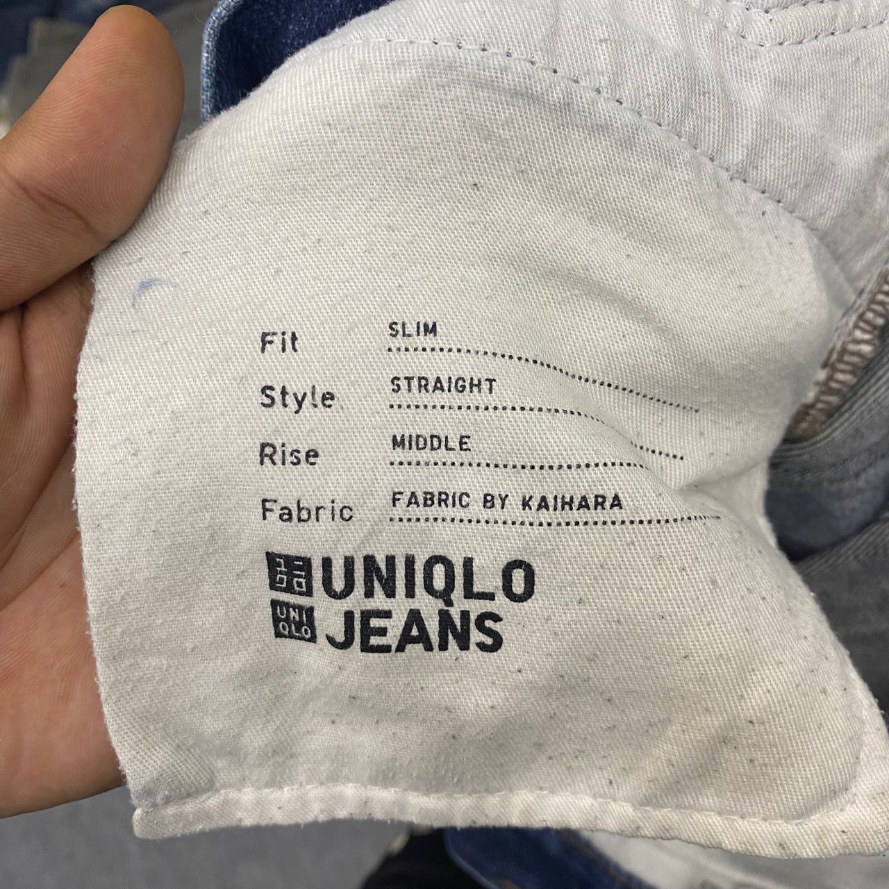 Japanese Brand 💥Best Offer💥Vintage Uniqlo Slim Fit Denim Size US 32 / EU 48 - 13 Thumbnail