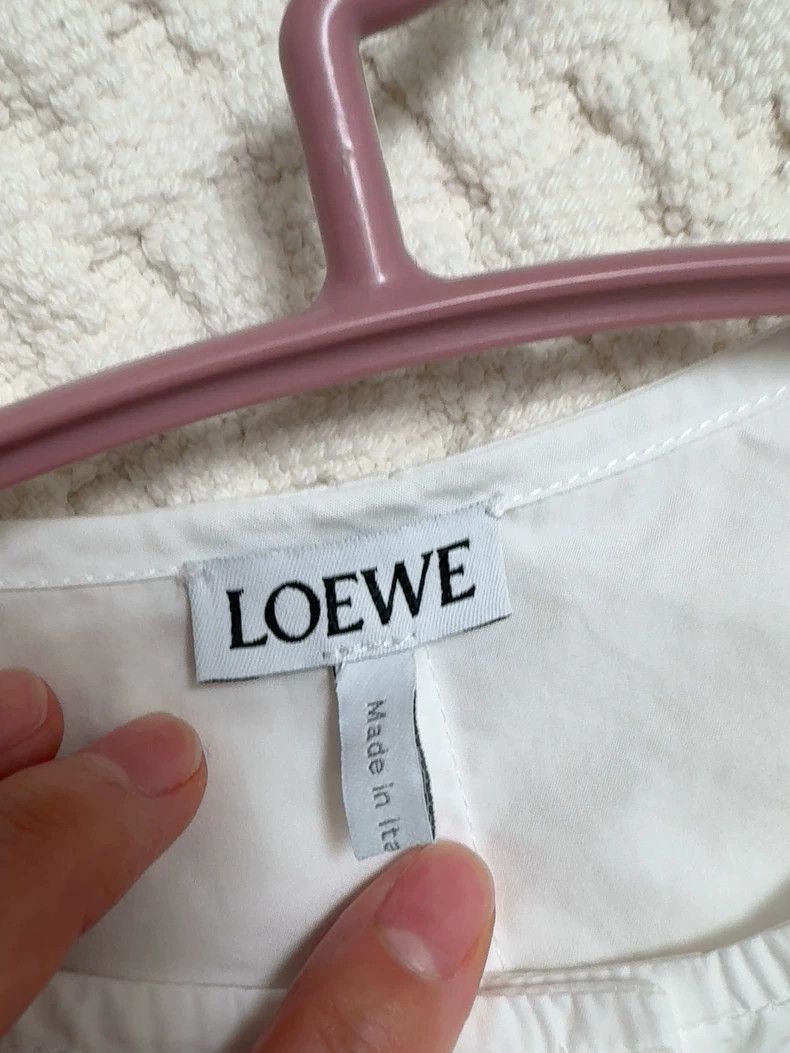Loewe loewe 32White dress 2505-Nextarrow Size S / US 4 / IT 40 - 3 Thumbnail