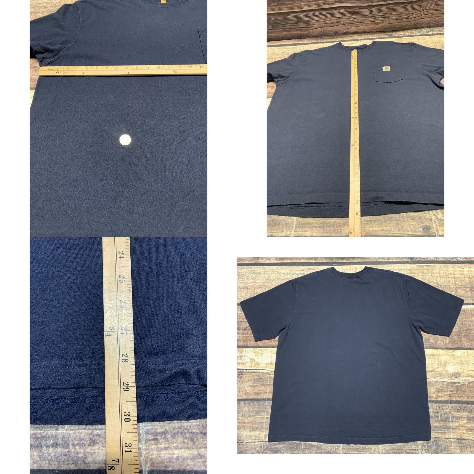 Carhartt Carhartt Shirt Mens 2XL Blue Original Fit Short Sleeve Pocket Workwear Logo Size US XXL / EU 58 / 5 - 8 Thumbnail