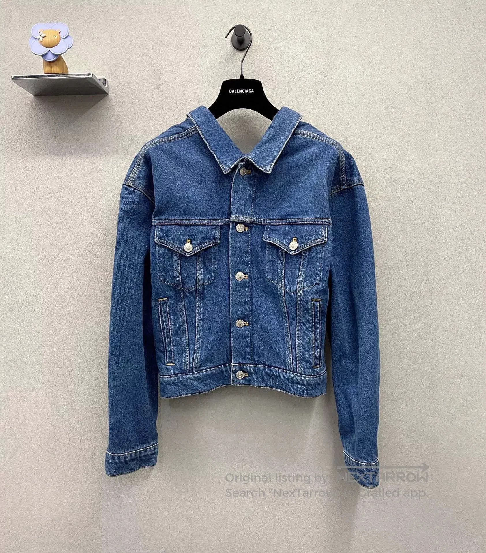 Balenciaga Balenciaga Blue Denim Jacket. Size XS / US 0-2 / IT 36-38 - 1 Thumbnail